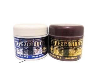 2 Pack CREMA DE TEPEZCOHUITE - Para DIA Y NOCHE  (Day & Night Cream) 60g Exp2026
