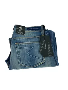 Pantalones de mezclilla Rock & Republic para mujer Kasandra delgados corte bota azul en apuros talla 8 M - Imagen 1 de 7