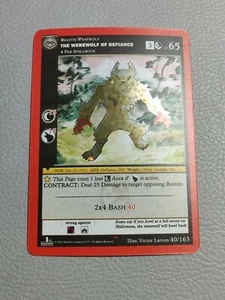 The Werewolf of Defiance Reverse Holo | Nightfall 1st Edition 40/163 | MetaZoo - Bild 1 von 2
