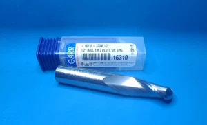 Garr Tool 1/2 Zoll Hartmetallkugel Nase Ende Fräser P/N: 16310 - Bild 1 von 3