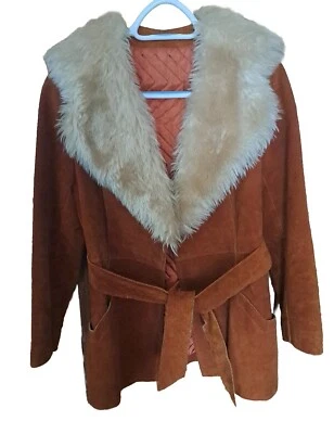 ВИНТАЖНЫЙ 1970-х кожи/шуба.  РАЗМЕР 5. - Изображение 1 из 4