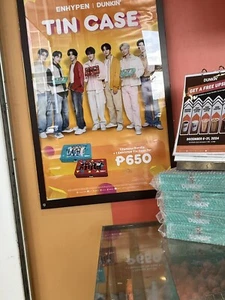 EN-HYPEN DUNKIN DONUTS LATA OFICIAL Filipinas Exclusivo - Imagen 1 de 2
