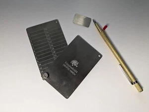 Crypto  Seed Phrase Wallet | Wallet Recovery | Edelstahl | inkl. Gavierstift - Bild 1 von 6