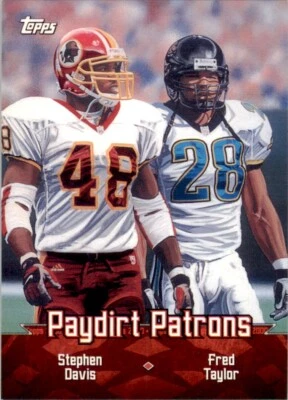 2000 Topps Combos #TC7 Stephen Davis/Fred Taylor - Image 1 of 2