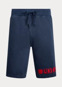 $98.50 Polo Ralph Lauren Men's, 9.5-Inch Logo Fleece Shorts, Navy, M - Picture 1 of 4