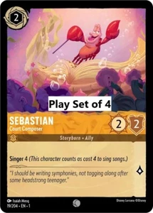 Sebastian - Compositor de corte 19/204. Lorcana El Primer Capítulo🔆Juego de 4🔆 - Imagen 1 de 1