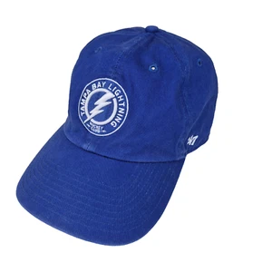Berretto da baseball Tampa Bay Lightning Hockey Club 47 blu cappello cinturino schiena ricamato - Foto 1 di 11