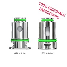 Resistenze Isolo Eleaf coil GTL testine per sigaretta elettronica 0.8 1.2 ohm
