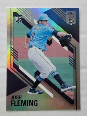 Josh Fleming 2021 Panini Chronicles Elite Rookie Baseball Card #44 Tampa Bay Ray - Image 1 of 4