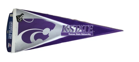 Kansas State University Wildcats NCAA Football Premium 17" X 40" Felt Pennant Cover