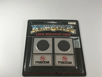 Cerradura de puerta automotriz vintage años 80 90 protector contra arañazos adorno MAZDA Foto 1 de 2