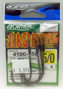 Owner Jungle Flipping Heavy Duty 5/0 Silky Gray 4100-156 - Picture 1 of 2
