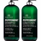 Peppermint Oil Shampoo and Conditioner Set, with Keratin, Fights Hair Loss