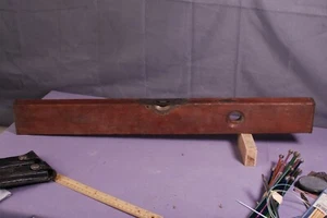 Vintage Level - Wood and Brass - Sargent & Co N.Y - Picture 1 of 8