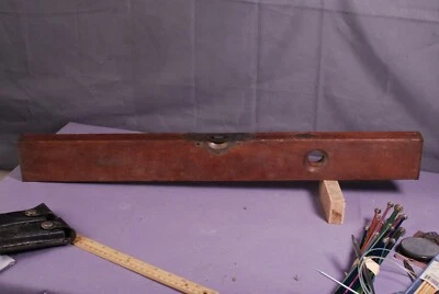 Vintage Level - Wood and Brass - Sargent & Co N.Y - Image 1 of 4