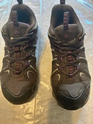 Columbia Mujer Talla 7.5 Techlite Senderismo Trail Zapato Púrpura Gris BL3657-219 Foto 1 de 4