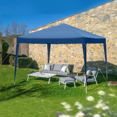Faltbar Faltpavillon Pop Up Pavillon Wasserdicht Gartenpavillon Wasserdicht 3x3m - Bild 1 von 4