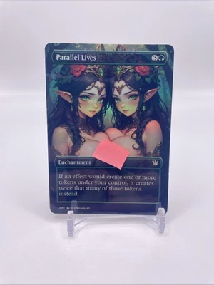 Parallel Lives Waifu FOIL PLAYTEST Card For EDH and COMMANDER MTG ENCHANTMENT - Image 1 of 2