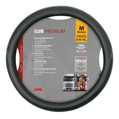 Lenkradbezug Lenkradhülle Skeentex Lenkradschoner Schwarz M Ø 44-46cm LKW - Bild 1 von 2