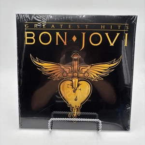Bon Jovi "Greatest Hits"-Rock Island Records USA Tiger Eye LP Vinyl New Mint - Picture 1 of 12