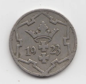 1923 Danzig (Poland) 5 Pfennig World Coin - Picture 1 of 2