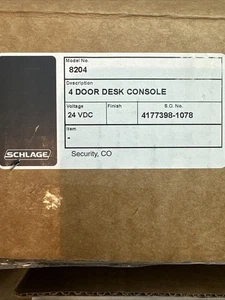 Schlage 4 Door Desk Console 8204 - Picture 1 of 5