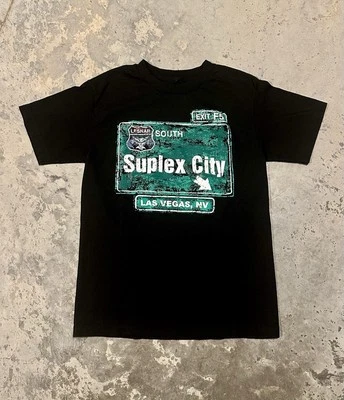 WWE Authentic Brock Lesnar Suplex City Las Vegas T Shirt Size Small Wrestling - Image 1 of 4