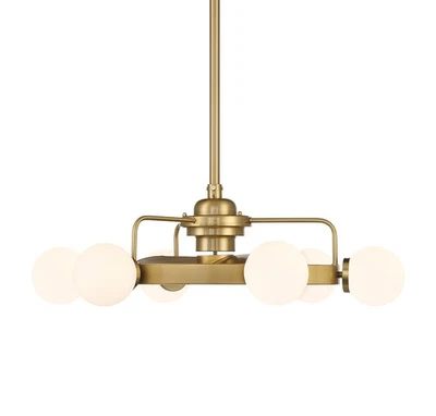 Savoy House 30-FD-345 Gibson 14" 3 Blade Indoor LED Ceiling Fan - Brass - Image 1 of 4