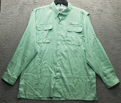 Camisa masculina Ducks Unlimited ventilada L multi xadrez Gingham malha botão de pesca para baixo - Imagem 1 de 4