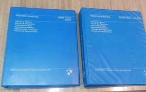 BMW 2500 2800 3.0 CSI Factory Workshop Manuals 2 Binders 00-72 english - Picture 1 of 18