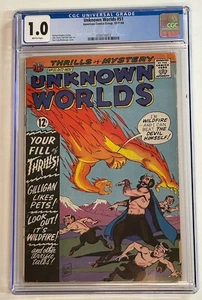 CGC 1.0 Unknown Worlds #51 ACG 1966 Wildfire Devil Cover Bronze Age - Picture 1 of 2