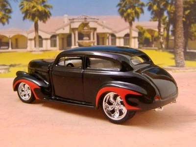 Chevrolet Master Deluxe 509ci 1940 Resto Rod doble carburador V8 1/64 cupé escala LE D Foto 1 de 4