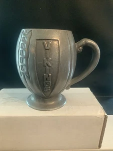 RARE VINTAGE Minnesota Vikings Pewter Beer Stein Mug Renaissance #0450 - Picture 1 of 9