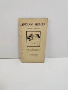 1925 Indianerhäuser von Harold L. Madison Taschenbuch Nationalgeschichte Indianer Ameri - Bild 1 von 5