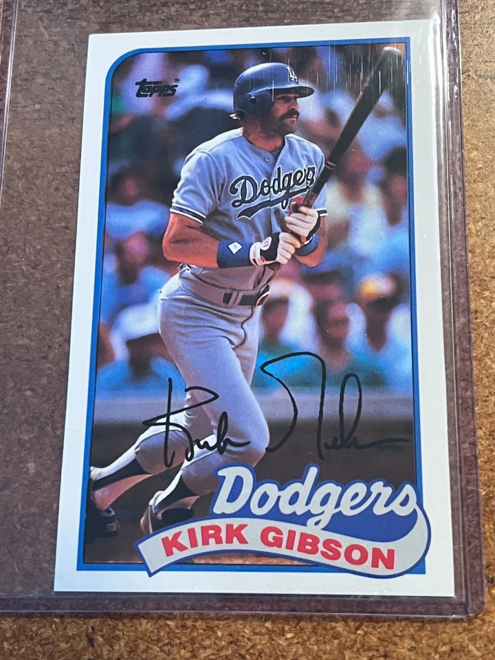 1989 Topps Baseball Talk Collection/LJN Toys # 67 Kirk Gibson - Image 1 of 2
