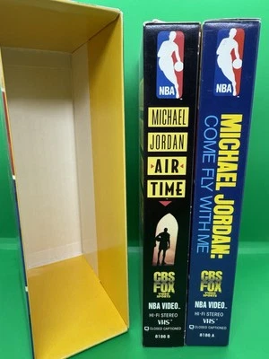Michael Jordan Lot Of 2, Air Time & Come Fly With Me 1991 VHS Tapes - Image 1 of 4