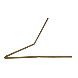 Vintage Wood & Metal Folding Ruler - Butterfly Style Opening - Picture 1 of 9