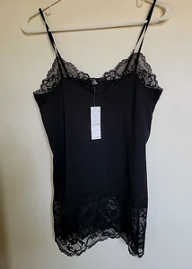 White House Black Market Tank Top Womens Medium Lace Cami Sleeveless NEW - Picture 1 of 3