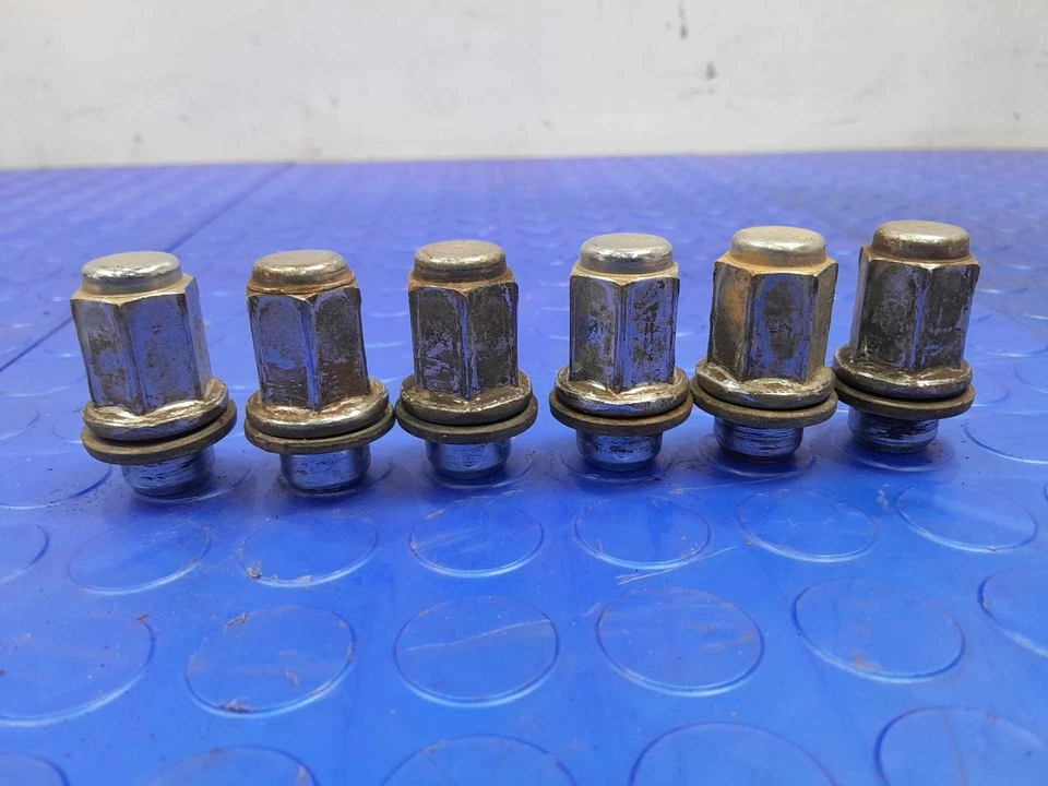 Tuercas de aleación para llantas Toyota Lexus 6 piezas pieza original OEM 9094201058 Foto 1 de 2