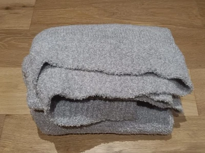 Manta tejida de lujo Hotel Collection, gris, 50 x 70 Foto 1 de 4