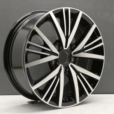 Nuevo Volkswagen Golf MK7 Linas 16” Negro Corte de Diamante Aleación Llanta OEM - Imagen 1 de 4