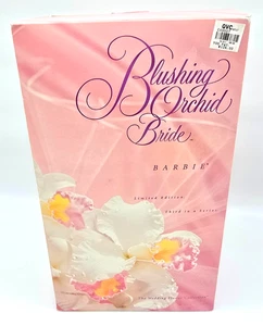 Barbie Blushing Orchid Bride Porcelain Mattel 1996 New S/N 04122 NRFB B1 - Picture 1 of 5