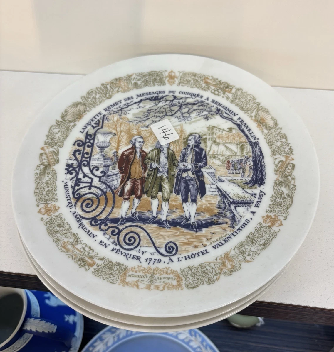 LIMOGES 陶器トリオ18点 Henri D'Arceau-Limoges LIMOGES 陶器トリオ18点 Henri D'Arceau-Limoges VINTAGE D'ARCEAU