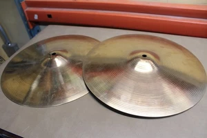 Sabian Canada 14" engraved  cymbal Set of 2 *READ* - Picture 1 of 6