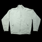VTG Y2K Oakley Mens XL Beige Embroidered Fleece Full Zip Skater Ski Jacket