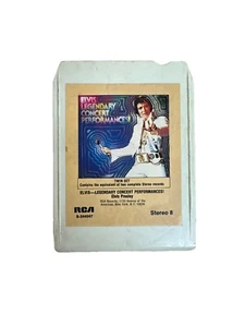 Elvis, Legendary Concert Performances 8-track Cassette Tape - Bild 1 von 1