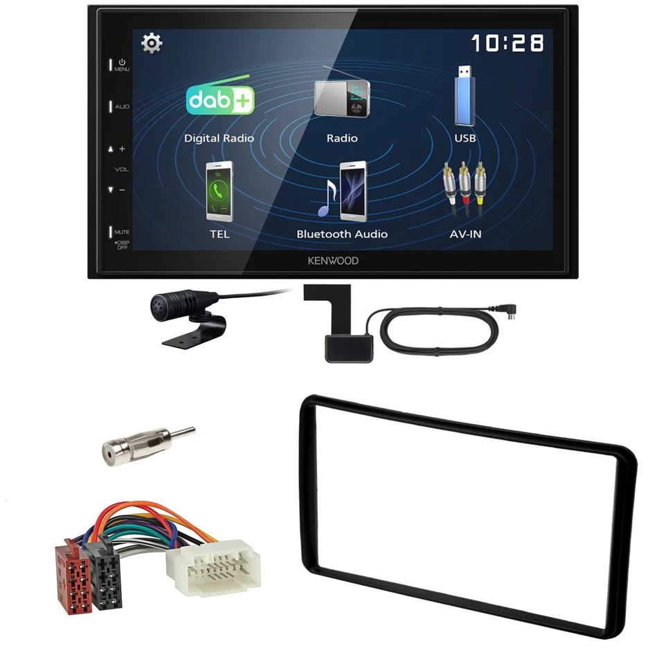 Kenwood DMX129DAB DAB+ Bluetooth USB Einbauset für Suzuki Jimny FJ - Bild 1 von 1