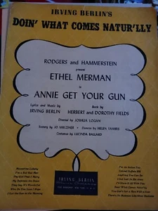 Vintage Sheet Music Doin’ What Comes Natur’lly Rodger & Hammerstein 1946 VG S395 - Picture 1 of 4