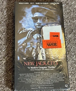 New Jack City 1991 New VHS Factory Sealed Warner Watermark - The WIZ Sticker - Picture 1 of 7