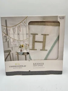 Threshold Happy Easter Fabric Banner 5 FT 8 Inch NEW - Picture 1 of 5
